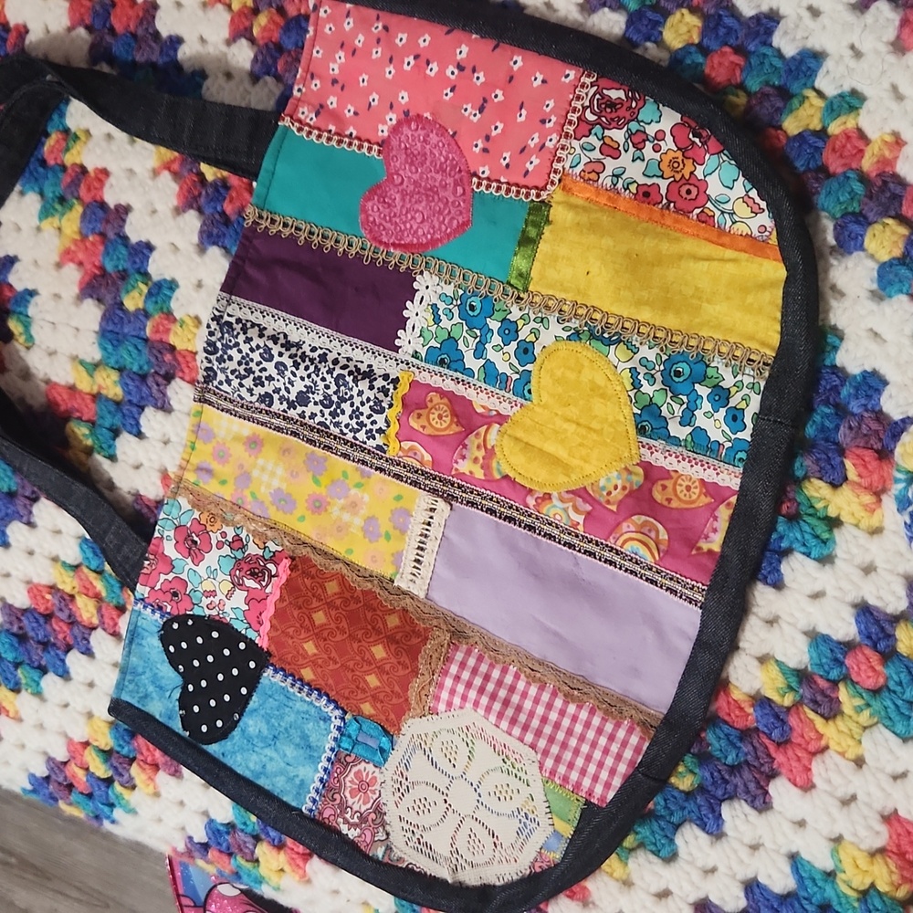 Patchwork Rainbow Totebag